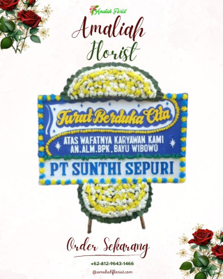 Papan Bunga Duka di Bangunkerto
