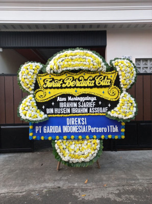 Papan Bunga Duka di Bangunkerto